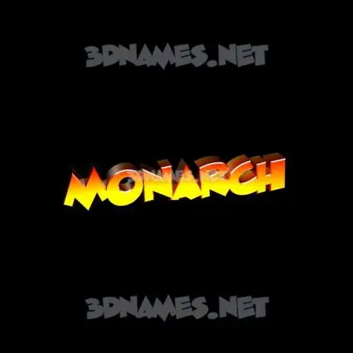 monarch in Black Background style - 3D name wallpaper monarch in Black Background style - 3D name wallpaper