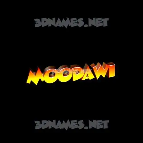 moodawi in Black Background style - 3D name wallpaper moodawi in Black Background style - 3D name wallpaper