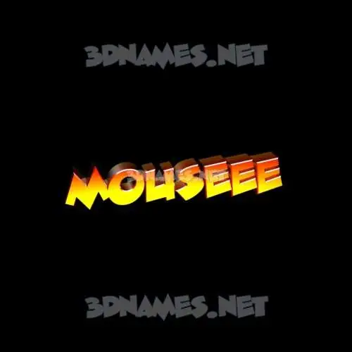 mouseee in Black Background style - 3D name wallpaper mouseee in Black Background style - 3D name wallpaper