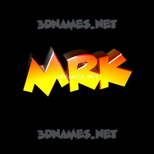 mrk in Black Background style - 3D name wallpaper mrk in Black Background style - 3D name wallpaper