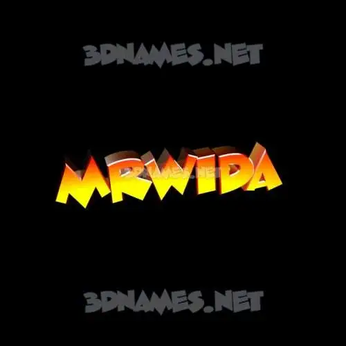 mrwida in Black Background style - 3D name wallpaper mrwida in Black Background style - 3D name wallpaper