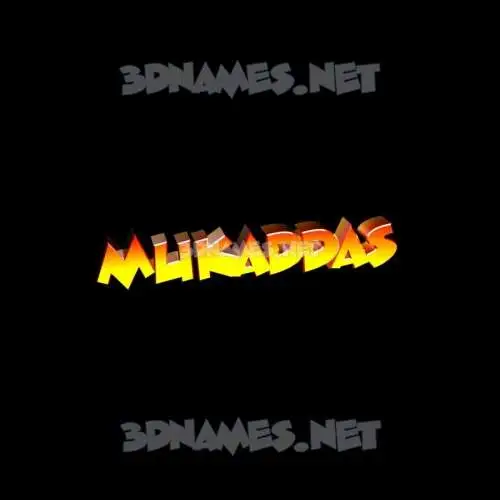 mukaddas in Black Background style - 3D name wallpaper mukaddas in Black Background style - 3D name wallpaper