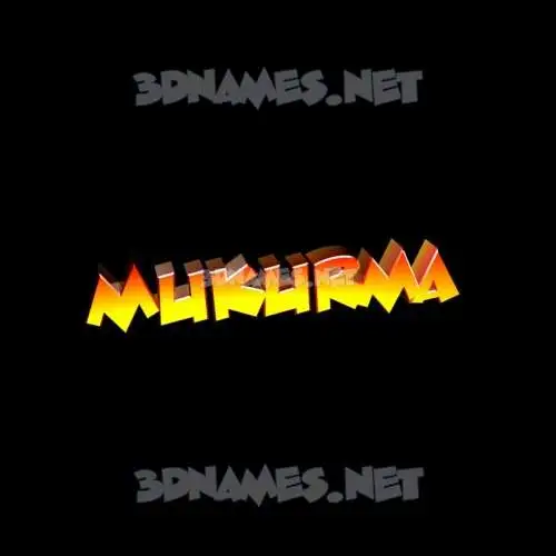 mukurma in Black Background style - 3D name wallpaper mukurma in Black Background style - 3D name wallpaper