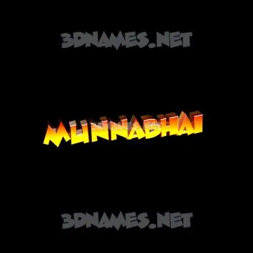 munnabhai in Black Background style - 3D name wallpaper munnabhai in Black Background style - 3D name wallpaper