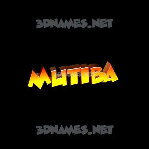 mutiba in Black Background style - 3D name wallpaper mutiba in Black Background style - 3D name wallpaper