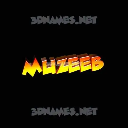 muzeeb in Black Background style - 3D name wallpaper muzeeb in Black Background style - 3D name wallpaper