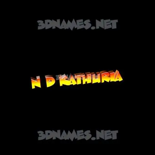 n d kathuria in Black Background style - 3D name wallpaper n d kathuria in Black Background style - 3D name wallpaper