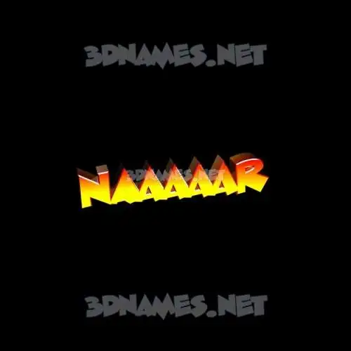 naaaaar in Black Background style - 3D name wallpaper naaaaar in Black Background style - 3D name wallpaper