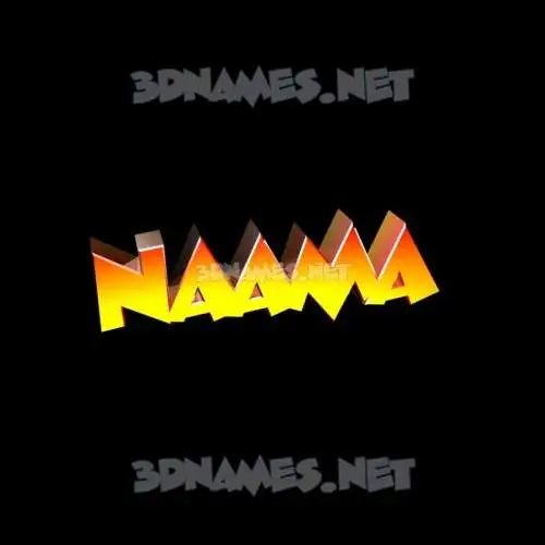 naama in Black Background style - 3D name wallpaper