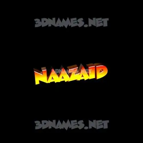 naazaid in Black Background style - 3D name wallpaper naazaid in Black Background style - 3D name wallpaper