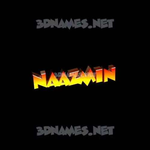 naazmin in Black Background style - 3D name wallpaper naazmin in Black Background style - 3D name wallpaper