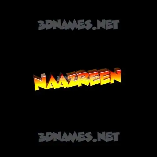 naazreen in Black Background style - 3D name wallpaper naazreen in Black Background style - 3D name wallpaper