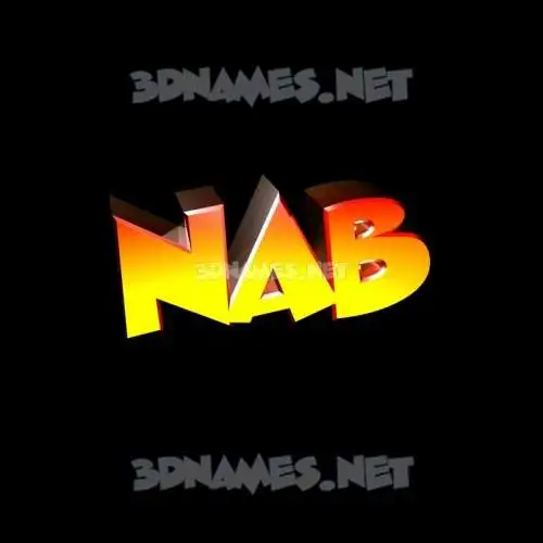 nab in Black Background style - 3D name wallpaper nab in Black Background style - 3D name wallpaper