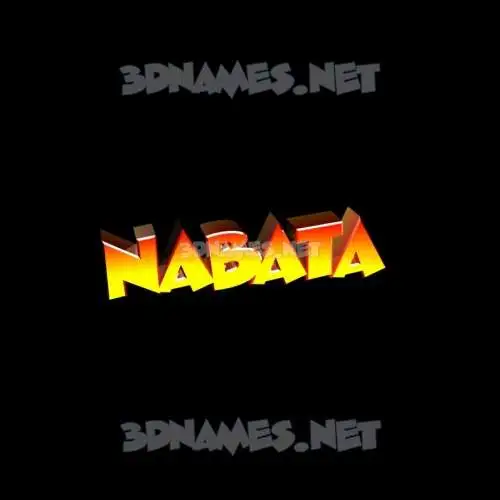 nabata in Black Background style - 3D name wallpaper nabata in Black Background style - 3D name wallpaper