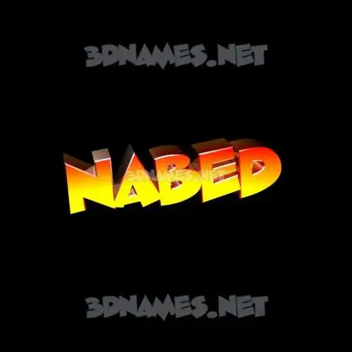 nabed in Black Background style - 3D name wallpaper nabed in Black Background style - 3D name wallpaper
