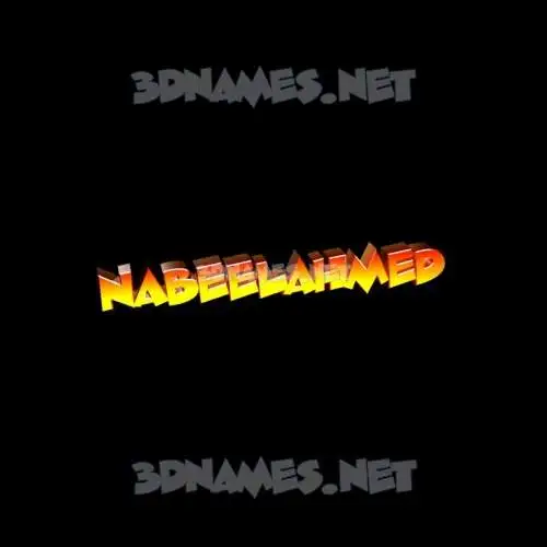 nabeelahmed in Black Background style - 3D name wallpaper nabeelahmed in Black Background style - 3D name wallpaper