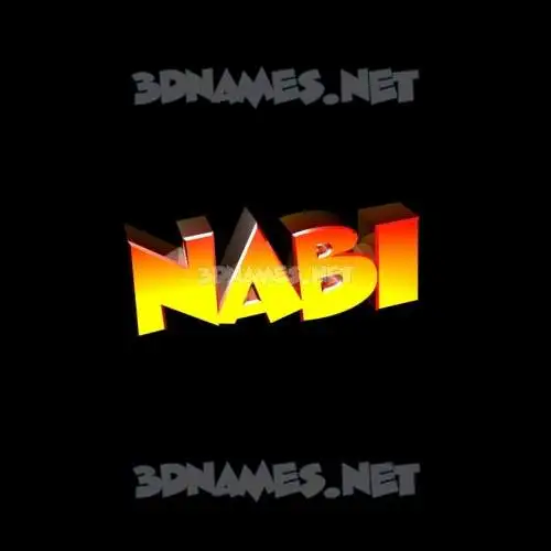 nabi in Black Background style - 3D name wallpaper nabi in Black Background style - 3D name wallpaper