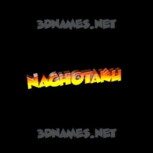 nachotaku in Black Background style - 3D name wallpaper nachotaku in Black Background style - 3D name wallpaper