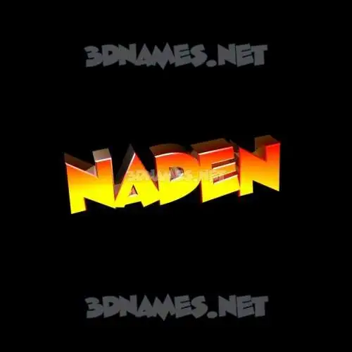 naden in Black Background style - 3D name wallpaper naden in Black Background style - 3D name wallpaper