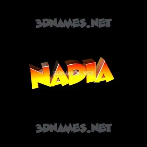 nadia in Black Background style - 3D name wallpaper nadia in Black Background style - 3D name wallpaper
