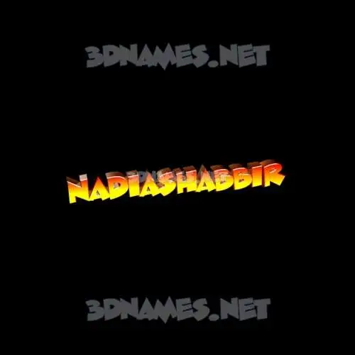 nadiashabbir in Black Background style - 3D name wallpaper nadiashabbir in Black Background style - 3D name wallpaper