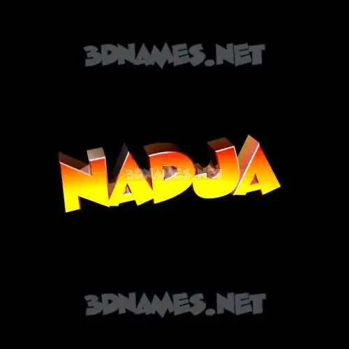 nadja in Black Background style - 3D name wallpaper nadja in Black Background style - 3D name wallpaper