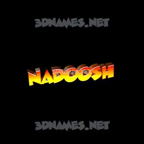 nadoosh in Black Background style - 3D name wallpaper nadoosh in Black Background style - 3D name wallpaper