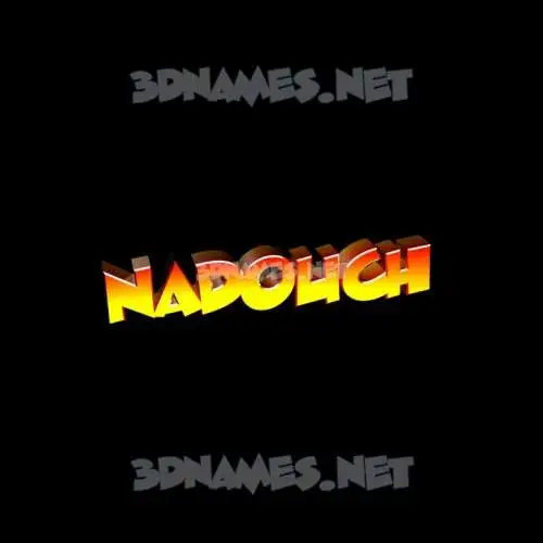 nadouch in Black Background style - 3D name wallpaper nadouch in Black Background style - 3D name wallpaper