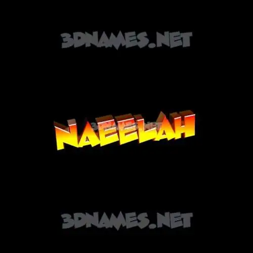 naeelah in Black Background style - 3D name wallpaper naeelah in Black Background style - 3D name wallpaper