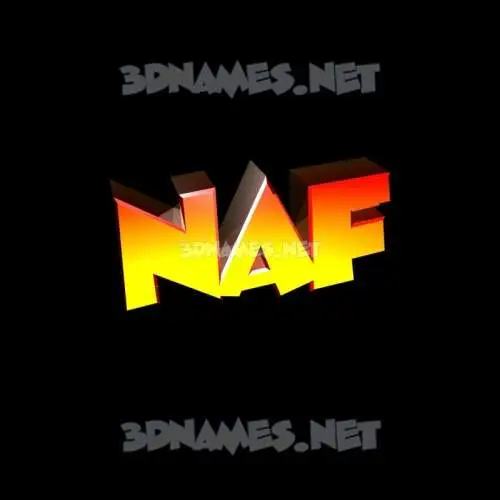 naf in Black Background style - 3D name wallpaper naf in Black Background style - 3D name wallpaper