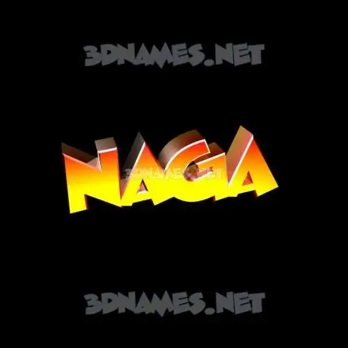 naga in Black Background style - 3D name wallpaper naga in Black Background style - 3D name wallpaper