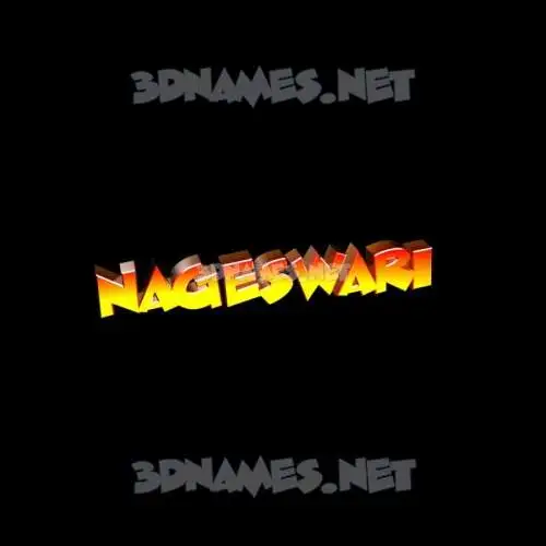 nageswari in Black Background style - 3D name wallpaper