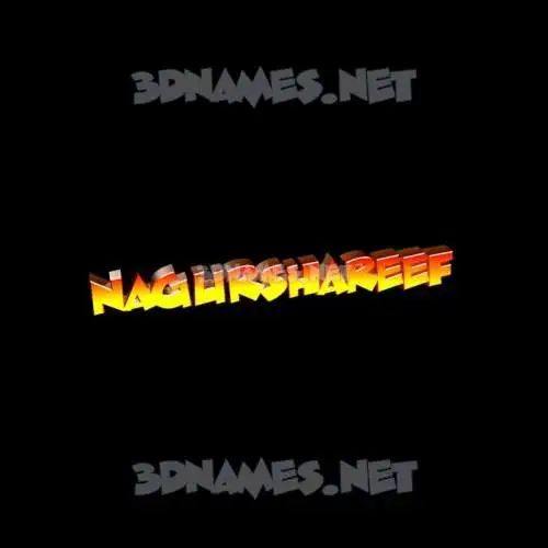 nagurshareef in Black Background style - 3D name wallpaper