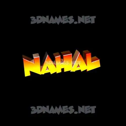 nahal in Black Background style - 3D name wallpaper nahal in Black Background style - 3D name wallpaper