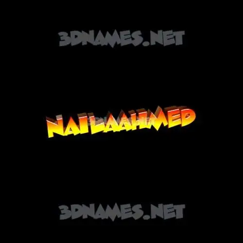 nailaahmed in Black Background style - 3D name wallpaper nailaahmed in Black Background style - 3D name wallpaper