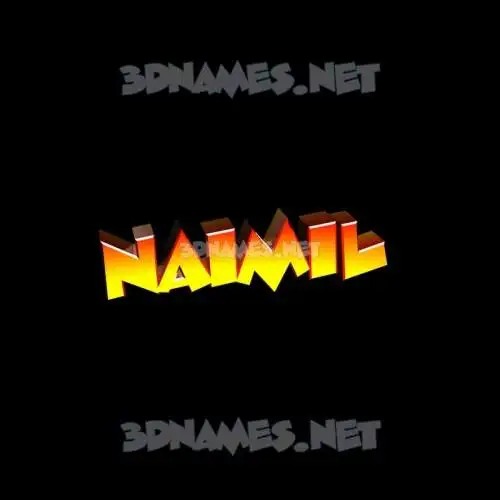 naimil in Black Background style - 3D name wallpaper naimil in Black Background style - 3D name wallpaper