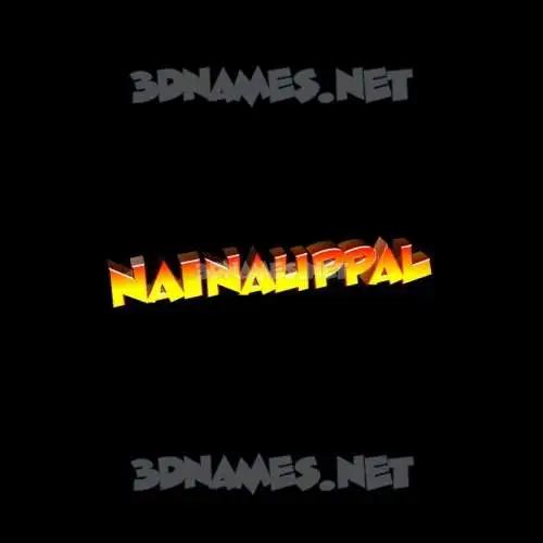nainauppal in Black Background style - 3D name wallpaper nainauppal in Black Background style - 3D name wallpaper