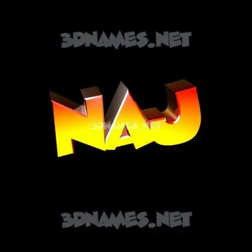 naj in Black Background style - 3D name wallpaper naj in Black Background style - 3D name wallpaper