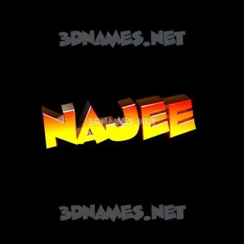 najee in Black Background style - 3D name wallpaper najee in Black Background style - 3D name wallpaper
