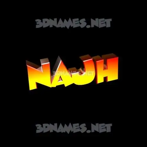 najh in Black Background style - 3D name wallpaper najh in Black Background style - 3D name wallpaper