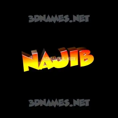 najib in Black Background style - 3D name wallpaper najib in Black Background style - 3D name wallpaper