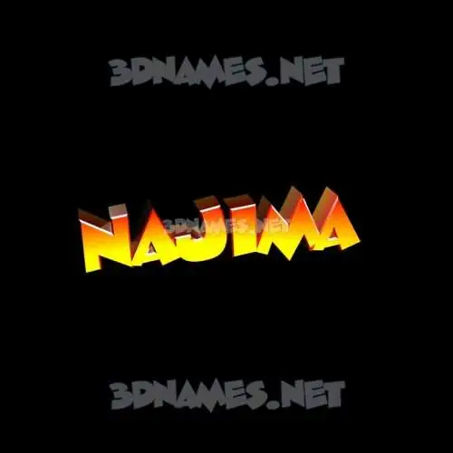 najima in Black Background style - 3D name wallpaper najima in Black Background style - 3D name wallpaper