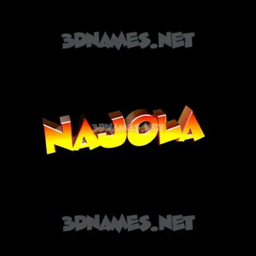 najola in Black Background style - 3D name wallpaper najola in Black Background style - 3D name wallpaper