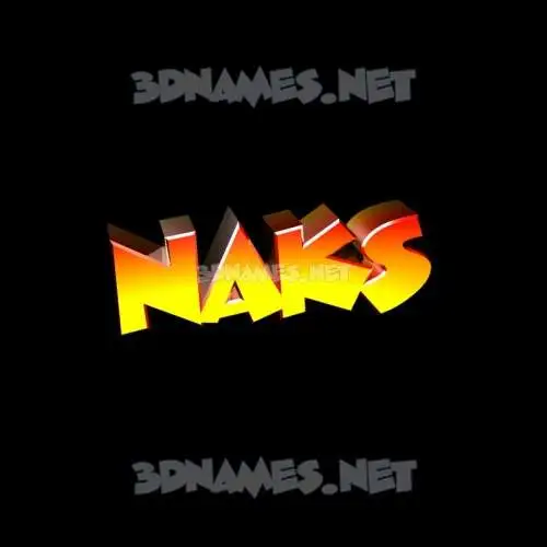 naks in Black Background style - 3D name wallpaper naks in Black Background style - 3D name wallpaper