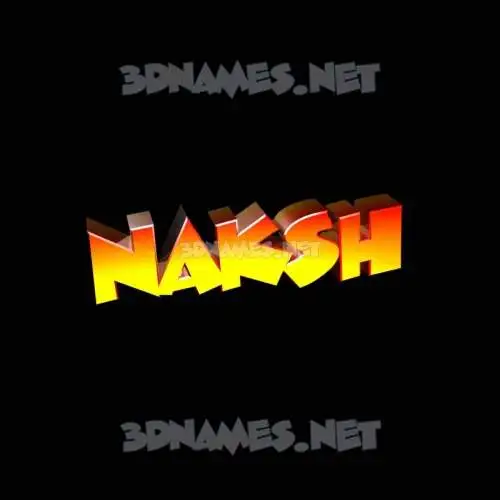naksh in Black Background style - 3D name wallpaper naksh in Black Background style - 3D name wallpaper