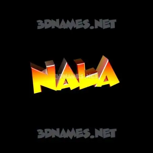 nala in Black Background style - 3D name wallpaper nala in Black Background style - 3D name wallpaper