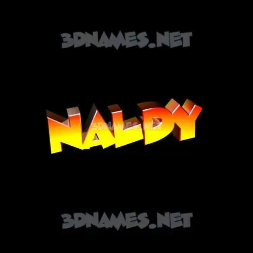 naldy in Black Background style - 3D name wallpaper naldy in Black Background style - 3D name wallpaper