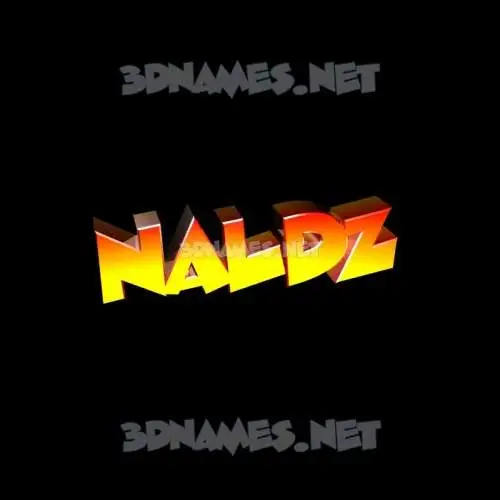 naldz in Black Background style - 3D name wallpaper naldz in Black Background style - 3D name wallpaper