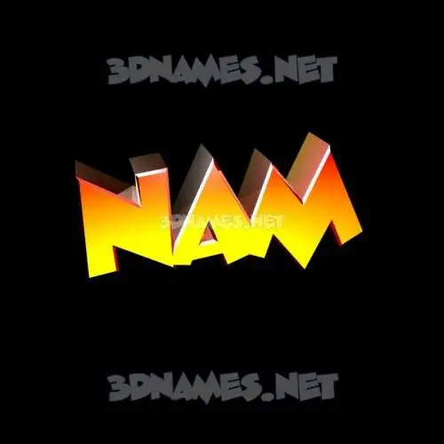 nam in Black Background style - 3D name wallpaper nam in Black Background style - 3D name wallpaper