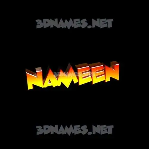 nameen in Black Background style - 3D name wallpaper